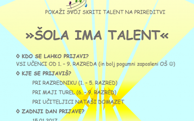 Šola ima talent