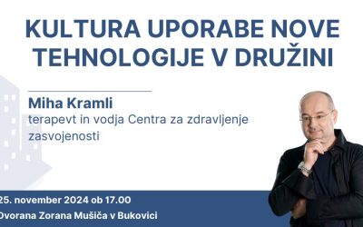 Miha Kramli: Kultura uporabe nove tehnologije v družini