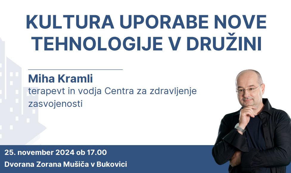 Miha Kramli: Kultura uporabe nove tehnologije v družini